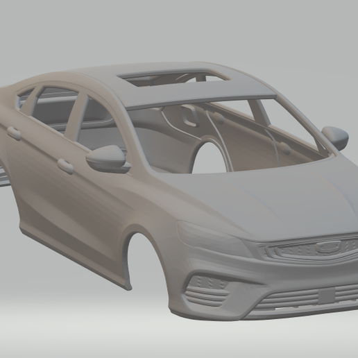 geely bin rui sedan 3D print model - Mito3D