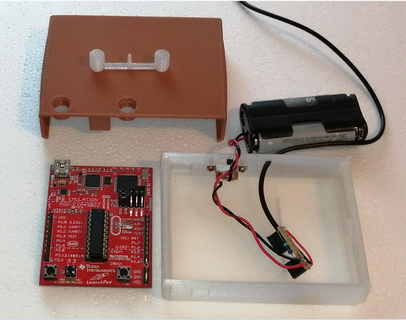 geh f r plataforma lançamento msp430 Ferramentas eletrônico alojado microcontrolador controle registro dados 3d print model - Mito3D