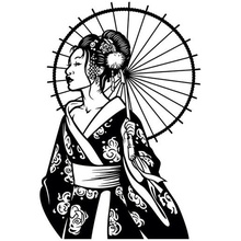 geisha verschiedene 3d print model - Mito3D