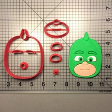gekko cookie cutter set pj-Maske home pj Maske schneiden Kuchen 3d print model - Mito3D