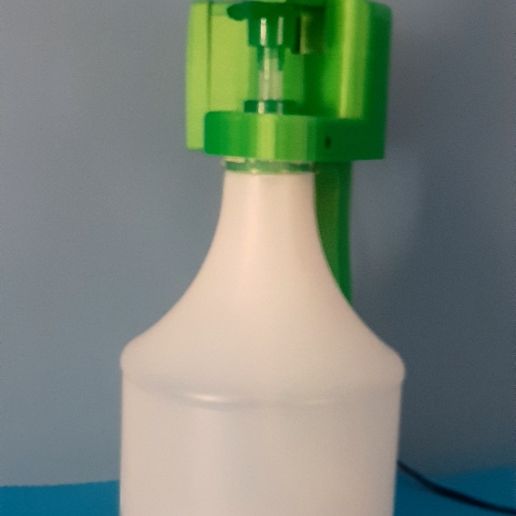 gel dispenser gadget arduino hydroalcoholic 3D print model - Mito3D
