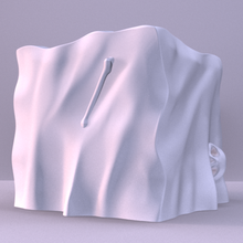 gelatinoso cubo taza mini herramienta d criatura monstruosidad líquido mesa esculpir gelatinosa 3d print model - Mito3D