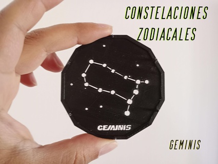 Geminis zodiacal proyecciones 3d print model - Mito3D