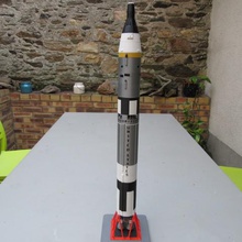 gemini 11 titan 2 vários foguete a lua mock-up modelo espaço astronauta 3d print model - Mito3D