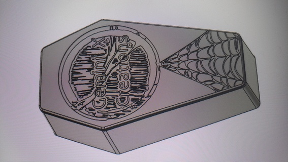 geminixcreations coffin ring halloween 3d print model - Mito3D