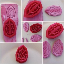 gemstone imprint clay earring cutter jewelry valentine cutters art earrings cookie 3d print model - Mito3D