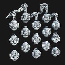 gen4 sw kasklar oyun Uzay deniz Warhammer 40k savaş oyunları ilk doğan dönüştürmek takım denizciler alternatif kafalar hh Horus sapkınlık Maximus mkiv kurtlar av köpekleri Morkai 3d print model - Mito3D