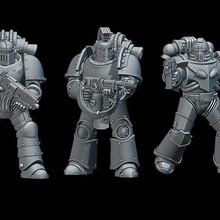gen 2-4 arms weapons 3d print model - Mito3D