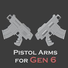 gen 6 pistol arms miniature tabletop war hammer horus heresy 30k space marine assault bolt 3d print model - Mito3D