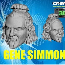 gène Simmons art figure 3d print model - Mito3D