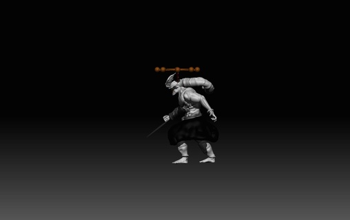 mestre Jujutsu Kaisen arte 3d print model - Mito3D