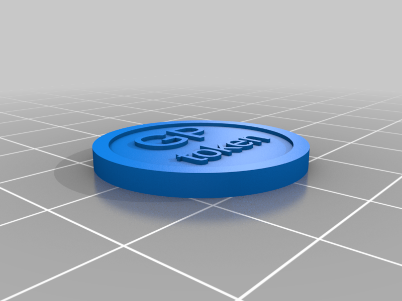 general propósito simbólico jeton reemplazo partes 3D print model - Mito3D