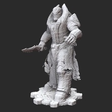 general raam gears war 3d model stl file print game locust cog figure figurine miniature statue character 3d print model - Mito3D