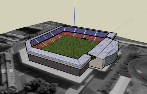 arena Esparta Praga estádio 2023 futebol nfl nba mlb nhl tcheco república praha 3d print model - Mito3D