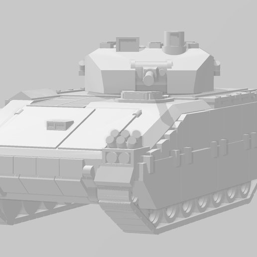 genérico ifv 2 torretas juego mbt equipo tanque principal batalla guerra 15mm yanqui moderno cañón automático ligero 105mm 20mm 3D print model - Mito3D