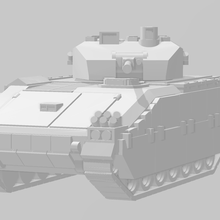 generic ifv 2 turrets game mbt team tank main battle wargame 15mm yankee modern autocannon light 105mm 20mm 3d print model - Mito3D