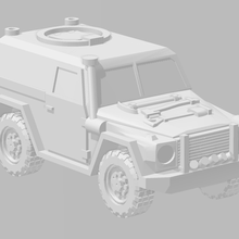 generisch Licht taktisch Fahrzeug Spiel Jeep Mannschaft Schlacht Kriegsspiel 15mm Yankee modern Wagen gepanzert 3d print model - Mito3D