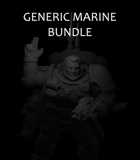 generico marines bundle 3d print model - Mito3D