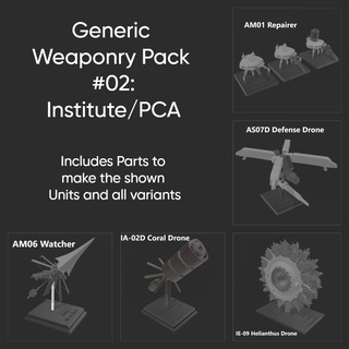 generic weaponry pack 2 acvi 1 100 scale statue 3d print model - Mito3D