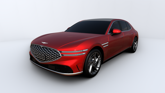 genèse g90 2023 2022 2024 2025 prime 4 porte luxe Taille exécutif sedan limousine coréen Corée détaillé réaliste 3d print model - Mito3D