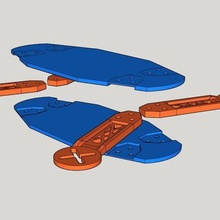 Genesis Quadcopter Rahmen Spiel Modifikationen Quad Fahrzeuge 3d print model - Mito3D