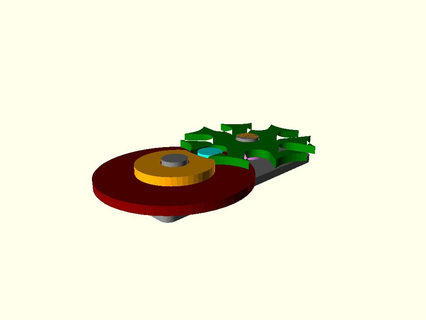 geneva mechanism Game mechanical_toys 3d print model - Mito3D