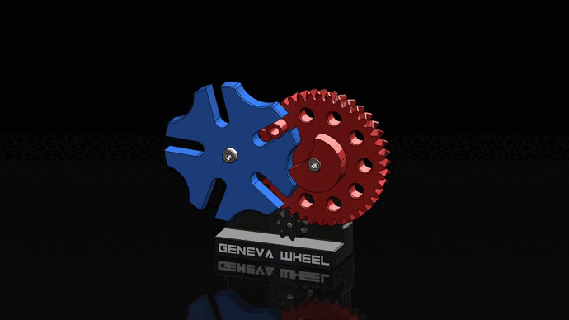 Ginevra ruota Gin meccanismo attrezzo 3d print model - Mito3D