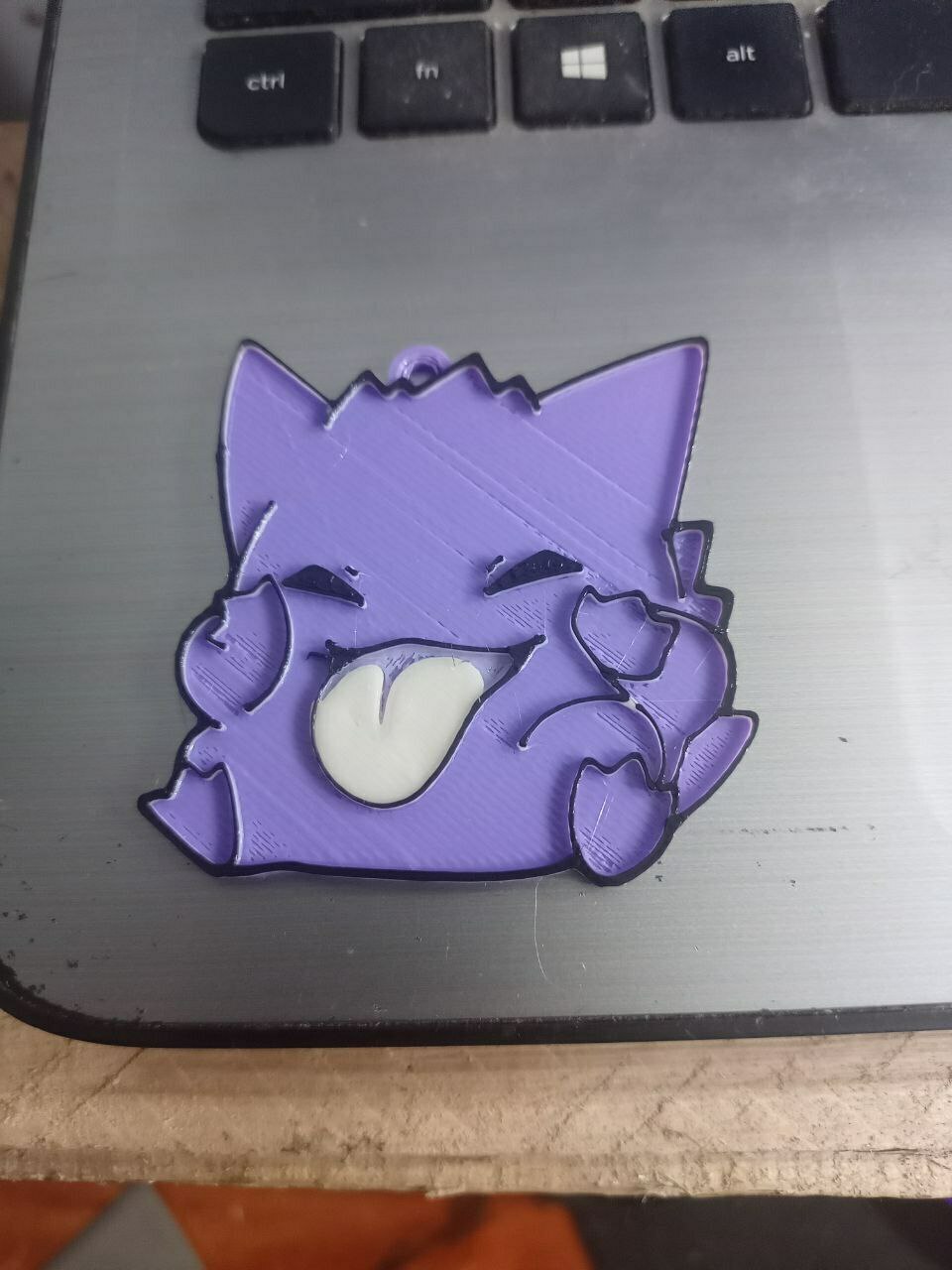 Gengar chaveiro Pokémon anime 3D print model - Mito3D