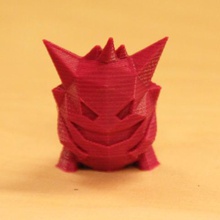 gengar low-poly-pokemon Spiel 3d print model - Mito3D