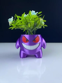 gengar planter pokemon pen holder 3d print model - Mito3D