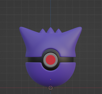 gengar pokeball pokemon pikachu pokebolagengar pokemongengar jigglypuff 3d print model - Mito3D