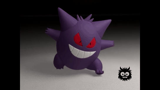 gengar Pokémon 3d print model - Mito3D