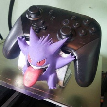 gengar support control pro switch game nintendo games gamer accessories pokemon 3d print model - Mito3D