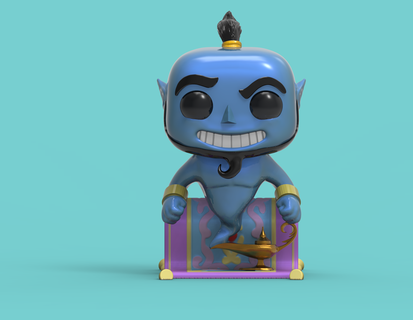 génie Aladdin funko pop 3d print model - Mito3D