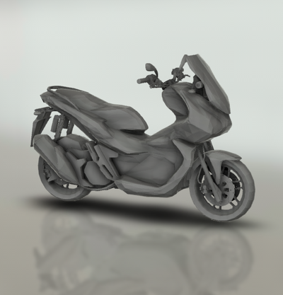 genio 2020 moto motociclo bicicletta motore two wheeled veicolo motociclista sport turbo roadster chopper 3d print model - Mito3D