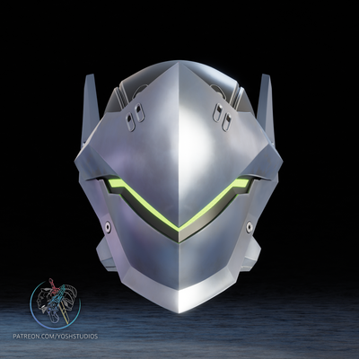 genji masque 3d imprimante stl fichier mode costume overwatch casque 3d print model - Mito3D