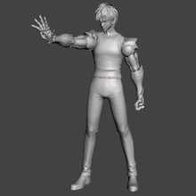 genos -demon cyborg punch man 3d model demon saitama one one-punch 3d print model - Mito3D