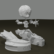 genos 3d printable art toy superheroes collectibles anime 3d print model - Mito3D