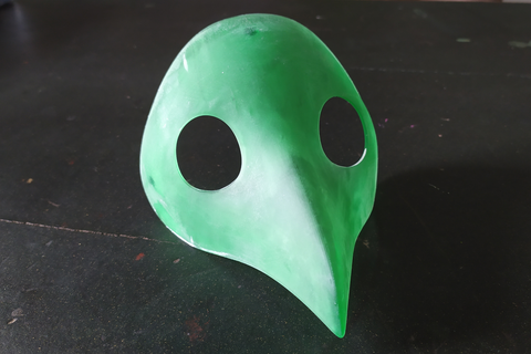 genshin impacto abismo mago máscara videojuego decoración deco apuntalar cosplay 3d print model - Mito3D