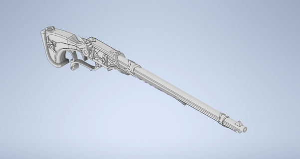 genshin impact - chevreuse musket 3d print model - Mito3D
