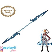 genshin impact enfant tartaglia double épée numérique 3d modèle impression prêt cosplay Jeu 3d print model - Mito3D