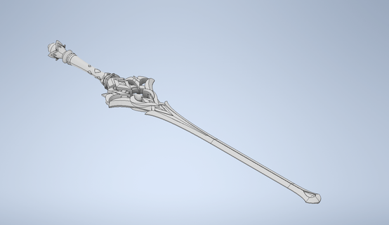 genshin impact - finale deep genshin impact fontaine lynette toy cosplay sword cosplay prop  3d print model - Mito3D