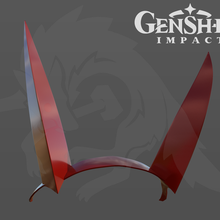 genshin impatto 3d modello guida itto cosplay corna gioco genshinimpact puntello corno 3d print model - Mito3D