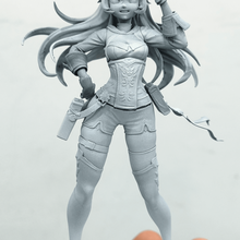 genshin impacto ámbar stl Arte figura 3d print model - Mito3D