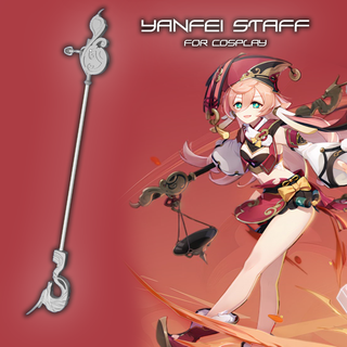 genshin impacto Yanfei escala personal arma cosplay equilibrar 3d print model - Mito3D
