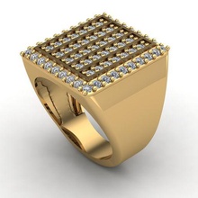 gentil bague calcul séries 3dm 3d impression modèle bijoux stl solitaire imprimable fantaisie platine mariage engagement bijou argent 3d print model - Mito3D