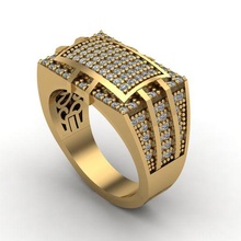 gentil bague calcul séries 3dm 3d impression modèle bijoux stl solitaire imprimable fantaisie platine mariage engagement bijou argent 3d print model - Mito3D