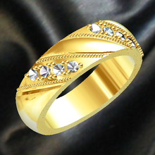 gentleman's alliance jewelry ring 3d print model - Mito3D