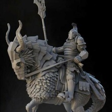 gentleman saddle minis mini figure warhammer 40k horse age of sigmar board wargame 3d print model - Mito3D