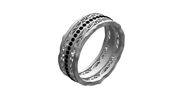 caballeros anillo ring joya collares colgante pendiente libra esterlina oro joyería llaveros pendientes esposas 3d print model - Mito3D